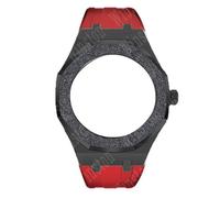 SRDRK Gen4 Gen5 GA2100 Modification Set For GA-2100 GA2110 Mod Kit Emery Steel Metal Luxury Case Bezel with Screw Rubber Strap(BR)