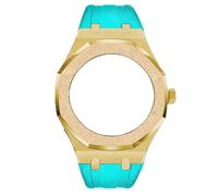 SRDRK Gen4 Gen5 GA2100 Modification Set For GA-2100 GA2110 Mod Kit Emery Steel Metal Luxury Case Bezel with Screw Rubber Strap(GTU)