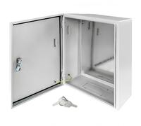 Srehloe Electrical Enclosure Box 50.8 x 40.64 x 20.32cm Carbon Steel Electrical Junction Boxes Wall Mount Waterproof Dustproof Metal Box with Safety Locks for Outdoor Indoor Use