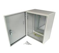 Srehloe Electrical Enclosure Box 50.8 x 40.64 x 25.4cm Carbon Steel Electrical Junction Boxes Wall Mount Waterproof Dustproof Metal Box with Safety Locks for Outdoor Indoor Use