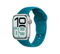 SRena SBC1A for Apple Watch Strap Ultra 2/Ultra/Series10 9 8 7 6 5 4 3/SE (38/40/41/42/44/45/46/49mm) - Sport | Secure Fit, Unisex, Compatible with All Models,Deep Lake Blue