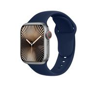 SRena SBC1B for Apple Watch Strap Ultra 2/Ultra/Series10 9 8 7 6 5 4 3/SE (38/40/41/42/44/45/46/49mm) - Sport | Secure Fit, Unisex, Compatible with All Models,Mariana Blue