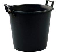 Srendi® large/Extra Large/Medium/Small Black Gardens plant Pots, tree, shrub, pots with handles (2, 80L)