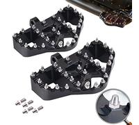 Sresk MX 360° Roating Chopper Bobber Style Offroad Mini Floorboard Footrest Boards Foot Pegs CNC Cut Front & Rear Foot Pegs Suit For H-D bikes (Black)