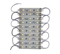 Sreuyong 1 * 10pcs 5050 SMD 3 LED Module LED Strip String Light Waterproof DC 12V Cool White