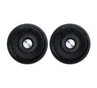 Sreuyong 1 Pair Waterproof 4Ohm 15W Full Marine Boats Ceiling Wall Speaker Lawn J60A(Black) Easy to Use