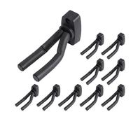 Sreuyong 10Pcs Guitar Stand Guitar Hanger Holder Hook Rack Stand Wall Mount Home Studio Display for Guitar Bass
