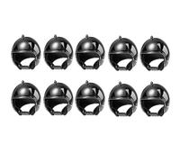 Sreuyong 10PCS Pet Chicken Hat Hens Hat Chicken Hat Pet Safety Hat for Chicken Black Easy Install