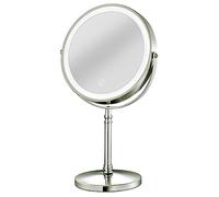 Sreuyong 1Set Rechargeable Make Up Mirror Magnification Cosmetic Mirror 2 Side Adjustable with 3 Colors B