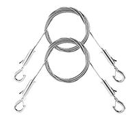 Sreuyong 2PCS Adjustable Picture Hanging Wire Kit - Heavy Duty Hardware, 1M X1.5Mm Stainless Steel Cables Hanging Rope