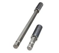 Sreuyong 2Pcs/Set 1/4 inch Hex Magnetic Bit Holder 60/150mm Screwdriver Bars Power Extension Drill Driver