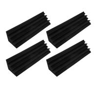 Sreuyong 4 Pcs Acoustic Panels Studio Acoustic Soundproof Foam,Sound Treatment Bass Trap Corner,Sound Panels Wedges,12X12X48cm