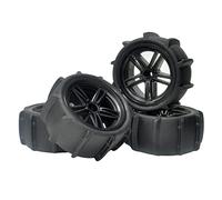 Sreuyong 4Pcs 115Mm Snow Sand Tire Tyre Wheel for Xinlehong 9125 9116 XLF X03 X04 124019 104001 104009 RC Car Parts