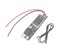 Sreuyong DC 12V PWM 2-3 Wire Fan Temperature Controller Speed Governor Display Module for PC Fan/Alarm Easy to Use, Blackhead Probe