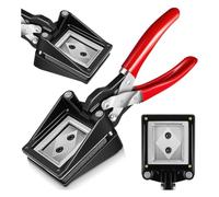 Sreuyong Handheld Passport Photo Cutting Machine Photo ID Die Cutting Machine Hole Punch Suitable for Office Easy Install Easy to Use (1.4 Inch X 1.8 Inch)