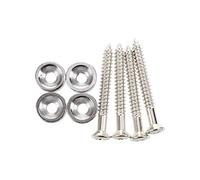 Sreuyong Set of 4 Guitar Bass Neck Joint Ferrule Bushing w/Matching Screw