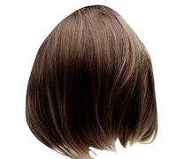 Sreuyong Short Straight Wigs Brazilian Wigs Full Wigs(40cm) Brown Color