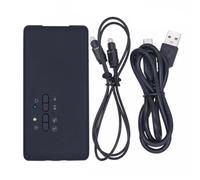 Sreuyong USB Sound Card CM6206 Chipset 7.1 Stereo Optical External Audio Card Black USB Hid Class Spec 8 Channel Output