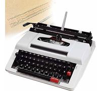 SRFTT Manuelle Schreibmaschine im traditionellen Retro-Stil, traditionelle Schreibmaschine, klassisches Textverarbeitungsprogramm, perfekt zum Schreiben von Romanen überall, ideal für den Advent