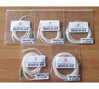 SRG Pole Floats Pole Float Silicone Pack 1 Metre each of 0.4mm / 0.6mm / 0.8mm / 1.0mm and 1.2mm