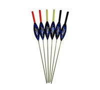 SRG Pole Floats SRG102 Pack of 6 x Pole Floats 'Hybrid' Power Margin Chianti Fiberglass Stem choose from (0.1g / 0.2g / 0.3g) (6 x 0.3g (6 x Yellow Tip))