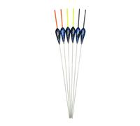 SRG Pole Floats SRG107 Pack of 6 x Pole Floats 'Hybrid' Power Body Up Fiberglass Stem choose from (0.3g / 0.5g / 0.75g / 1.0g / 1.5g) (6 x 0.75g (3 x Red Tip and 3 x Black Tip))