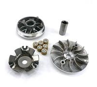 SRGDRR For Motorcycle Variator Set With Roller Fan Clutch For Gy6 125 150cc Scooter Engine Moped Atv Minarelli Go Kart Parts Replacement of accessories