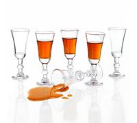 Srgeilzati Cordial Glasses Shot Glasses with Stem,Limoncello Glasses | Port Glasses 1.0 oz (Set fo 6)