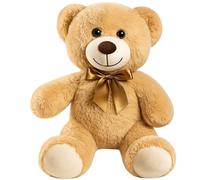SrgPui 35 CM Teddy Bears for Girlfriend, Small Teddy Bear with Soft Plush, Cuddly Companion for Boyfriend, Brown Stuffed Animal, Huggable Gift For for Women on Birthday, Valentine's Day, Anniversary