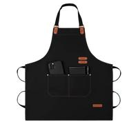 SrgPui Chef Apron,Waterproof Apron,For Professional and Home Chefs, Aersonalised Apron,Baking, Gardening, BBQ, Craft Working, Painting，73cm Length