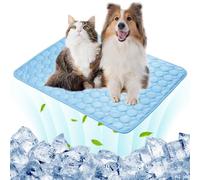 SrgPui Cooling Mat for Dogs, 70x55 Cm Cooling Pad, Large Pet Cooling Mat for Hot Weather, Portable Cool Mat for Home and Travel Use