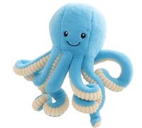 SrgPui Octopus Toy, Reversible Octopus Plush, Soft and Cuddly Blue Teddy for Girlfriend and Adults, Stuffed Toy for Decor, Gifts and Relaxation, Couple Home Decoration