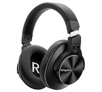 Srhythm NC75 Pro Active Noise Cancelling Headphones Bluetooth 5.0,Over-Ear Headset with Build-in Microphone,Hi-Fi,40 Hours Playtime for all Bluetooth Devices (Black)