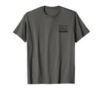 Sri Lanka (2 Side) Toque Macaque Monkey Heritage Wildlife T-Shirt