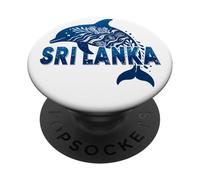 Sri Lanka Blue Dolphin Indian Ocean Nature Marine Life PopSockets Adhesive PopGrip