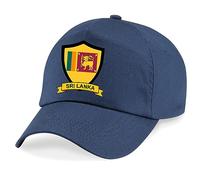 Sri Lanka Cricket Embroidered Baseball Cap International Cricket Sport Your Country Embroidery (Navy)