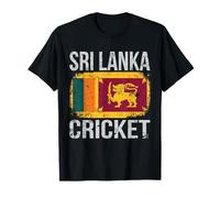 Sri Lanka Cricket, Sri Lankan Flag Cricket T-Shirt T-Shirt