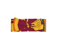 Sri Lanka Flag Pattern baby bow headband - elastic and comfortable headwear, photo shoots, birthday parties, daily wear,