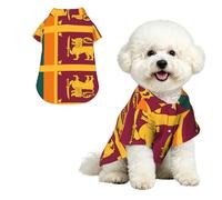 Sri Lanka Flag Pet Hawaiian Shirt - Soft Peach Skin Button-Down top, Casual Beach Style Small