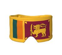 Sri Lanka Flag Print Eye Shade Cover for Nap Travel Yoga,Eye Cover Blindfold Travel Office Nap Airplane