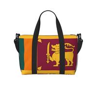 Sri Lanka Flag Printed Tote Gym Bag Crossbody Weekend Travel Bag Suitable For Business Trips