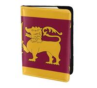 Sri Lanka Flag Printing Passport Holder, Travel Essentials,Card And Passport Anti Theft Wallet,Sized To Fit All Standard Passports