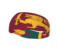 Sri Lanka Flag Sports Sweatband, Unisex Headbands for Men and Women,Stretchy, Breathable, and Moisture-Wicking