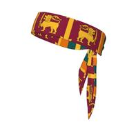 Sri Lanka Flag Sweat Absorbent Bandana Headband - Stay Dry & Comfortable During Outdoor Sports - Perfect for Men and Women