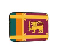 Sri Lanka Flag Unisex Shockproof Laptop Sleeve, Made of high-Density Oxford Fabric, Convenient Zipper Opening