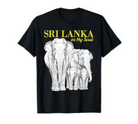 Sri Lanka in My Soul Elephant Heritage Roots Pride Gift T-Shirt