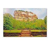 Sri Lanka Jigsaw Puzzle 1000 Piece Sri Lanka Ancient City of Sigiriya Puzzle Game Artwork Travel Souvenir Wooden