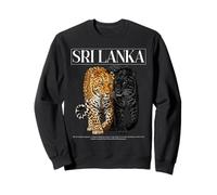 Sri Lanka Leopard Wildlife Heritage Proud Sri Lankan Sweatshirt