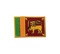 Sri Lanka National Flag Embroidered Iron on Sew on Patch Badge for Clothes etc. 9 X 6 cm