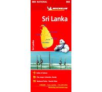 Sri Lanka National Map 803: Map (Michelin National Maps, 803)